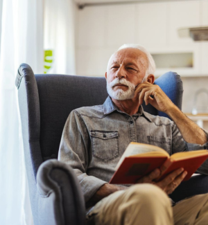 retired male teacher